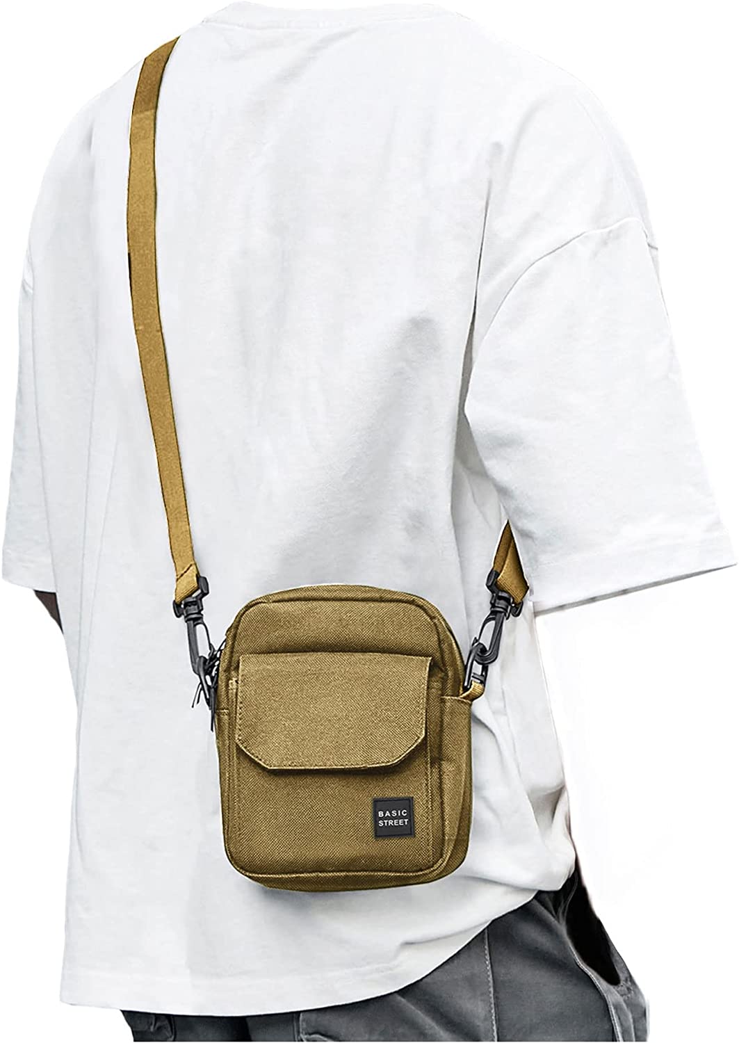230816042817421_1 Small Crossbody Bag Side Shoulder Bag For Men, Women Mini Messenger Bag - Image 1